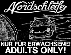 T-Shirt Nordschleife Nur für Erwachsene Adults only